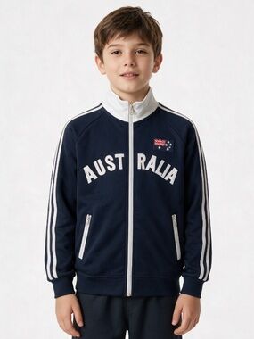 vintage navy blue Australia track jacket